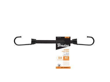 Zdjęcie: Guma elastyczna z hakiem metalowym pokrytym PVC Bungee Cord Hook 40 cm, 2 sztuk BRADAS