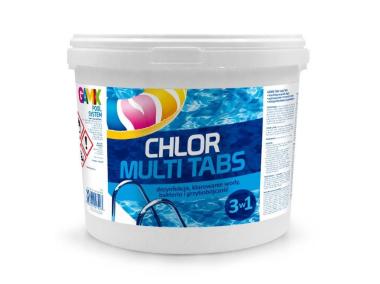 Zdjęcie: Chlor multi tabs 200g 5kg Gamix RIM KOWALCZYK