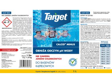 Zdjęcie: Preparat obniżający ph wody w basenach Calcid Minus 1 L TARGET