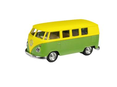 Zdjęcie: Zabawka Volkswagen Samba Bus matte yellow with green DAFFI