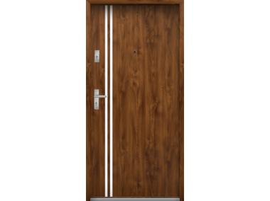 Zdjęcie: Drzwi wejściowe do mieszkań Bastion L-03 Dąb złoty 80 cm prawe ODP KR CENTER