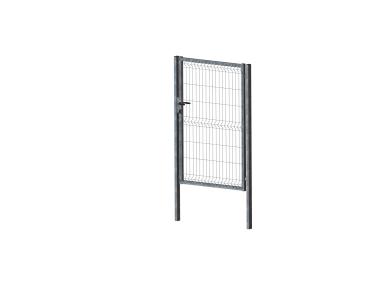 Zdjęcie: Furtka 3D 100x153 cm prawa ocynk komplet BETAFENCE