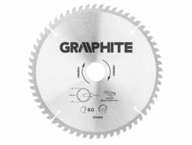 Tarcza do pilarki, widiowa, 216 x 30 mm, 60 zębów GRAPHITE