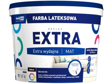 Zdjęcie: Farba do wnętrz Reflex Extra 10 L FRANS-POL