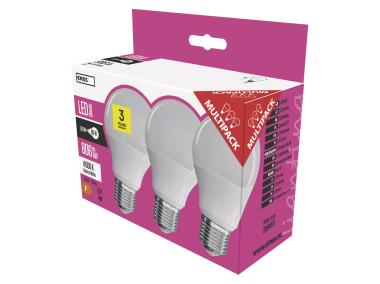 Zdjęcie: Żarówka LED Classic A60, E27, 8,5 W (60 W), 806 lm, neutralna biel 3PK EMOS