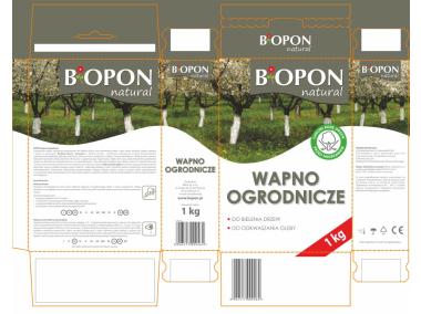 Zdjęcie: Wapno ogrodnicze do bielenia drzew i odkwaszania gleby 1 kg BOPON