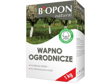 Zdjęcie: Wapno ogrodnicze do bielenia drzew i odkwaszania gleby 1 kg BOPON