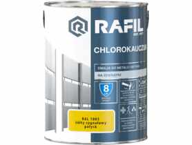 Emalia chlorokauczukowa żółty sygnałowy RAL1003 5 L RAFIL