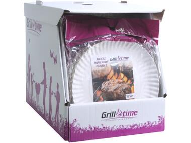 Zdjęcie: Tacka paierowy duży 22 cm - 12 szt. GRILL TIME