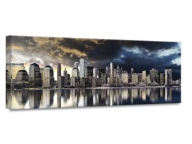 Zdjęcie: Obraz Canvas Silver1 60x150x2,8 cm Ex513 Gold City STYLER