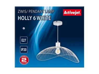 Zdjęcie: Lampa wisząca AJE-HOLLY 6 White 1xE27 50cm ACTION