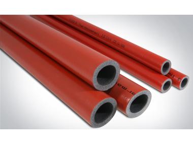 Zdjęcie: Otulina rurowa termiczna Ecoline R 18/6 mm - 2 m czerwona THERMAFLEX