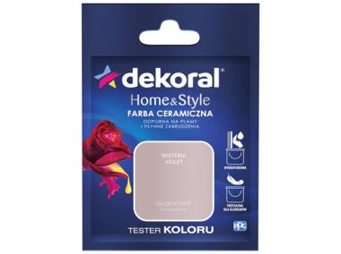 Zdjęcie: Farba ceramiczna Home&Style wisteria violet tester 0,03 L DEKORAL