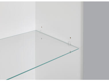 Zdjęcie: Szafka lustrzana 40x90x35 cm, 1 drzwi, boki białe, System c biały ASTOR