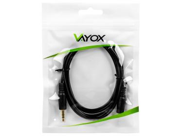 Zdjęcie: Kabel Jack 3,5 mm wtyk - Jack 3,5 mm wtyk 1,5 m (LB0025) VA0164-1,5 VAYOX