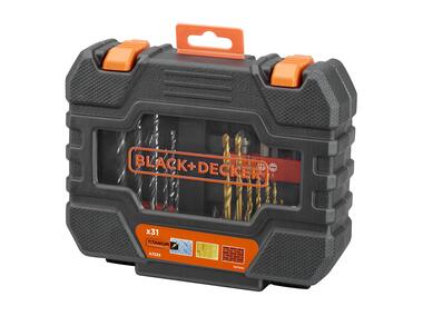 Zdjęcie: Zestaw 31 wierteł i bitów Black+Decker STANLEY