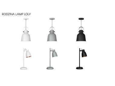 Zdjęcie: Lampka biurkowa szara AJE-LOLY Grey E27 ACTIVEJET