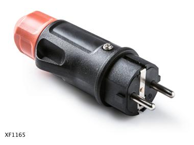 Zdjęcie: Wtyczka Red WT1 z dławikiem IP54 2P+Z ELEKTRO-PLAST