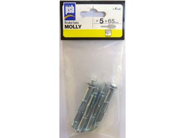 Zdjęcie: Śruba Molly 5x65 mm worek 4 szt. SILA