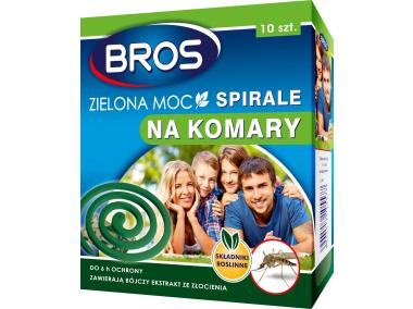 Zdjęcie: Spirale na komary 10 szt. zielona moc BROS