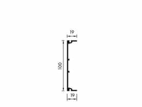 Profil aluminiowy Axonis 100 x 3000 mm biały KNAUF CEILING SOLUTIONS