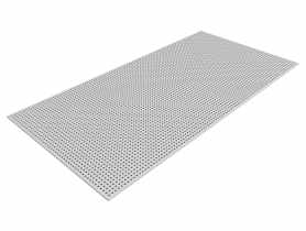 Płyta akustyczna Cleaneo perforowana prosta kwadratowa 12/25 Q 12,5mm 1200x2000 mm biała KNAUF