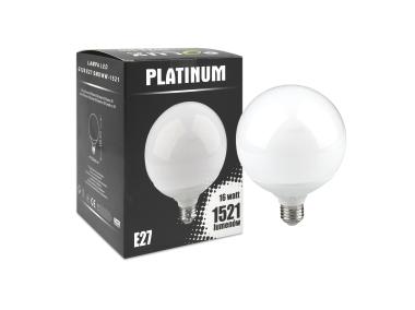 Zdjęcie: Żarówka LED G125 E27 16 W 1521 lm pc+aluminium POLUX