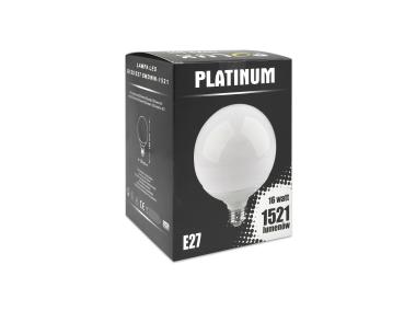 Zdjęcie: Żarówka LED G125 E27 16 W 1521 lm pc+aluminium POLUX