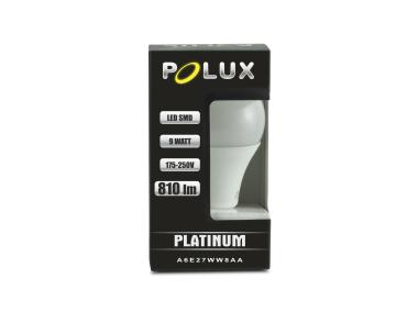 Zdjęcie: Żarówka LED A60 E27 10 W 806 lm aluminium biala POLUX