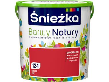 Zdjęcie: Farba do ścian i sufitów bukiet róż 2,5 L ŚNIEŻKA