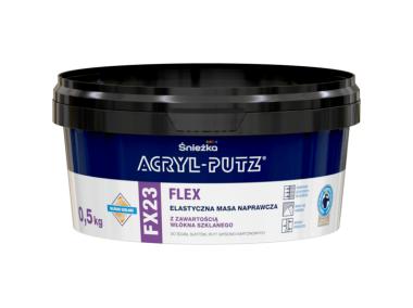 Zdjęcie: Masa naprawcza Acryl Putz FX23 flex 0,5 kg ŚNIEŻKA