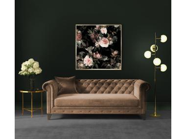 Zdjęcie: Obraz Canvas Framed  65x65 cm Fa017 Copper Flowers Gr STYLER