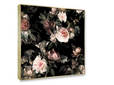 Zdjęcie: Obraz Canvas Framed  65x65 cm Fa017 Copper Flowers Gr STYLER