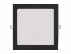 Panel LED wpuszczany Nexxo, kwadrat, czarny, 18W, CCT EMOS
