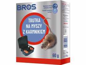 Trutka na myszy z karmnikiem 60 g BROS