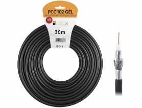 Kabel koncentryczny żelowany RG6U PCC102GEL-30 30 m LIBOX