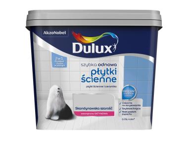 Zdjęcie: Farba Szybka Odnowa Płytki Ścienne skandynawska szarość 0,75 L DULUX