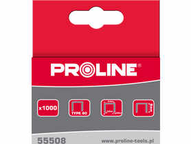 Zszywki typ 80, 6 mm, 12,9x0,95 mm, 1000 szt PROLINE