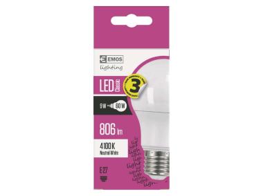 Zdjęcie: Żarówka LED Classic A60, E27, 8,5 W (60 W), 806 lm, neutralna biel EMOS