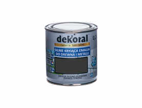 Emalia ftalowa Emakol Strong czarny matowy 0,2 L DEKORAL