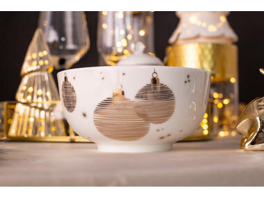 Zdjęcie: Miska Golden Christmas 13,5 cm - 400 ml ALTOMDESIGN