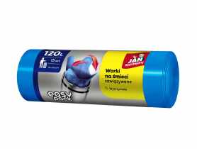 Worki HD Easy-pack niebieskie 120 L - 15 szt. JAN NIEZBĘDNY