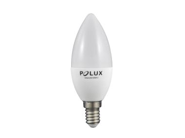 Zdjęcie: Żarówka LED C37 E14 6,3 W 560 lm pc+aluminium POLUX