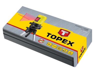 Zdjęcie: Poziomnica laserowa samopoziomująca, statyw TOPEX