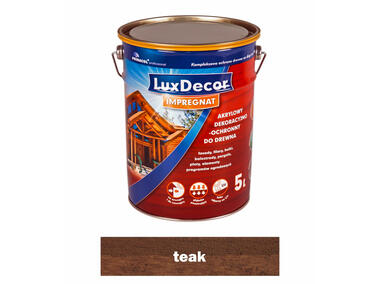 Zdjęcie: Imregnat do drewna teak 5 L LUXDECOR