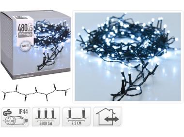Zdjęcie: Łańcuch świetlny 36 m zimny biały 480 LED KOOPMAN