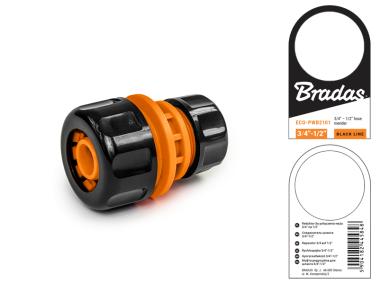 Zdjęcie: Reparator do węża 3/4" / 1/2" Black Line BRADAS