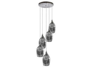 Zdjęcie: Lampa sufitowa wisząca Talerz 5x60 W chrom CANDELLUX