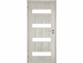 Drzwi wewnętrzne 70 cm Milano lewe 4/4 dąb srebrny VOSTER