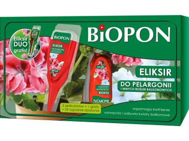 Zdjęcie: Eliksir do pelargoni i innych roślin balkonowych 5x40 ml BIOPON